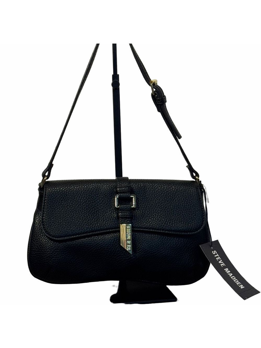 Steve Madden BBARI Bag Black Gold Hardware